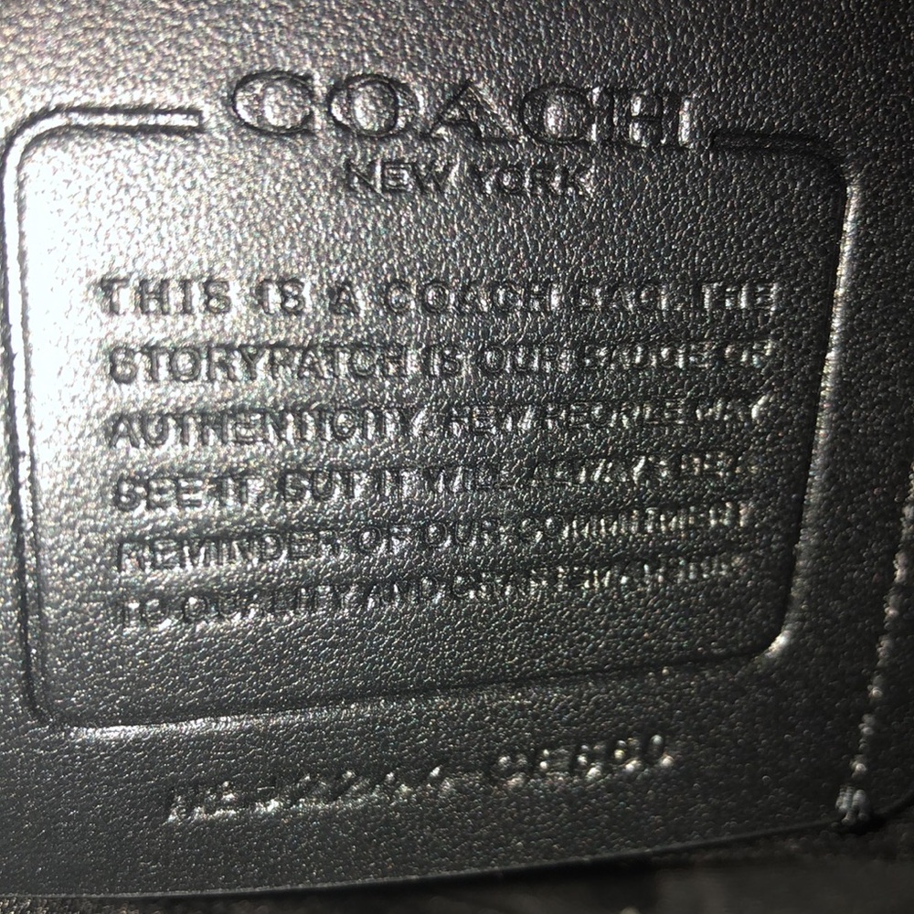 Coach Track Leather Crossbody Bag EUC - Picture 12 of 14